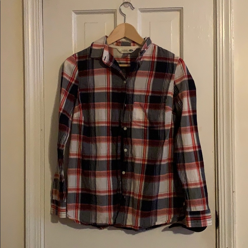 Plaid button up shirt